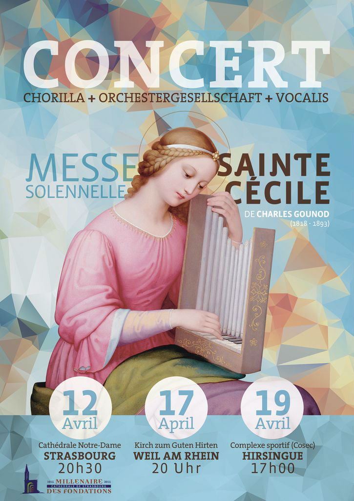 l`affiche du concert de Chorilla en avril 2015